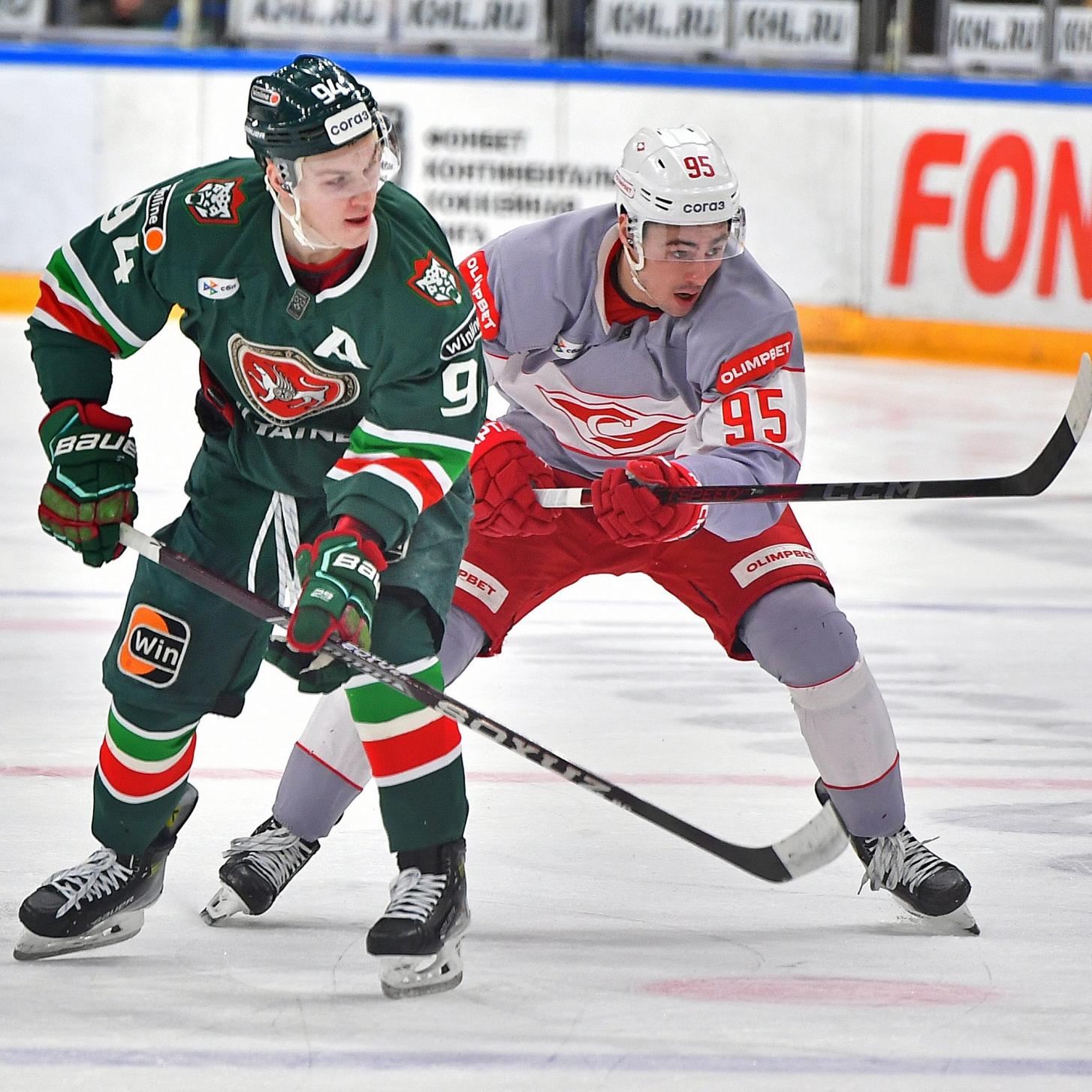 Последний выездной матч перед плей-офф: с «Ак Барсом» в Казани – во вторник, 19:30 на «Матч ТВ»!