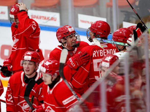 Волевая победа МХК «Спартак» в битве со «СКА-1946»! Репортаж клубного ТВ