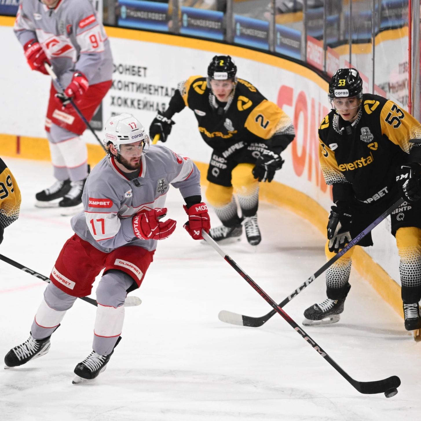 «Спартак» гостит у «Северстали» в Череповце – во вторник, 6 января в 17:00!