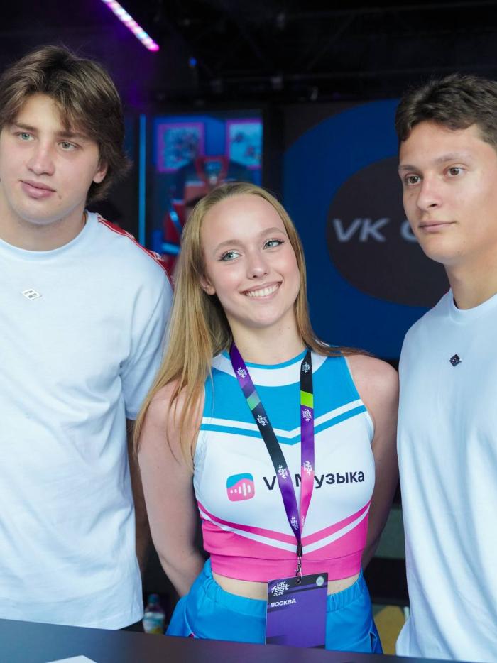 Игроки «Спартака» на VK Fest в Лужниках