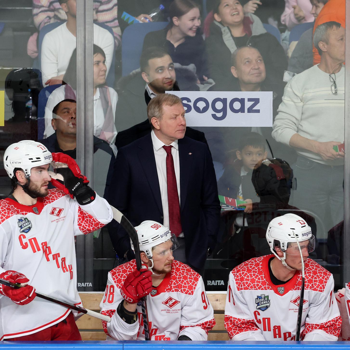 Пресс-конференция главных тренеров после матча KHL World Games