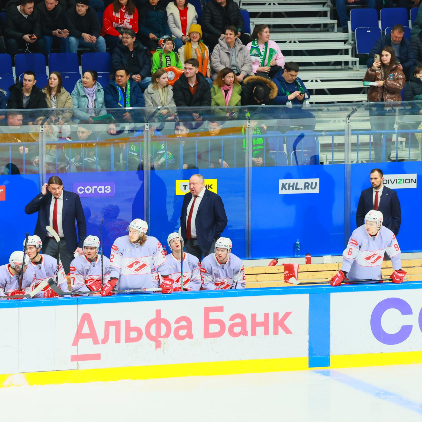 Пресс-конференция тренеров после матча «Спартака» и «Салавата Юлаева»
