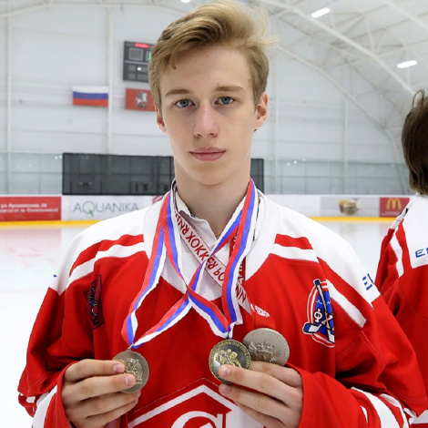 Егор Корзин в юниорской сборной России до 18 лет