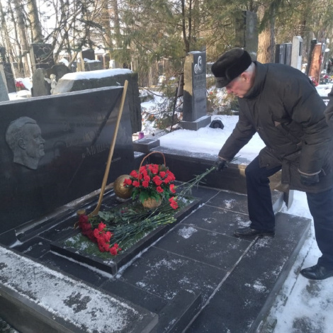 Ветераны «Спартака» почтили память Всеволода Боброва