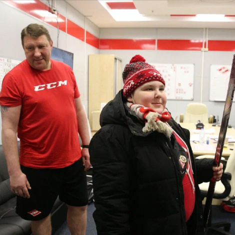 Новогодний подарок для юного болельщика «Спартака»